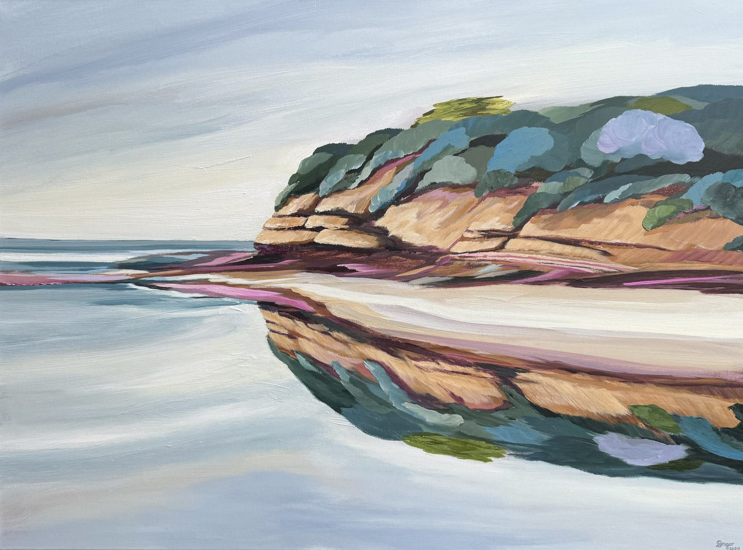 Fishermans Beach Winter Reflections image 0