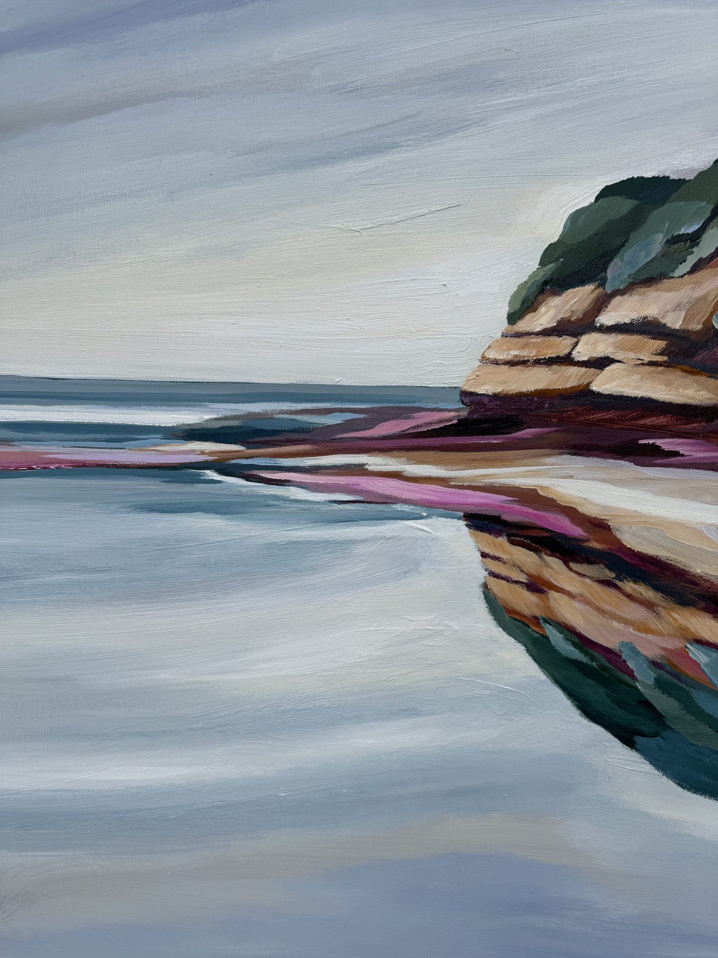 Fishermans Beach Winter Reflections image 4