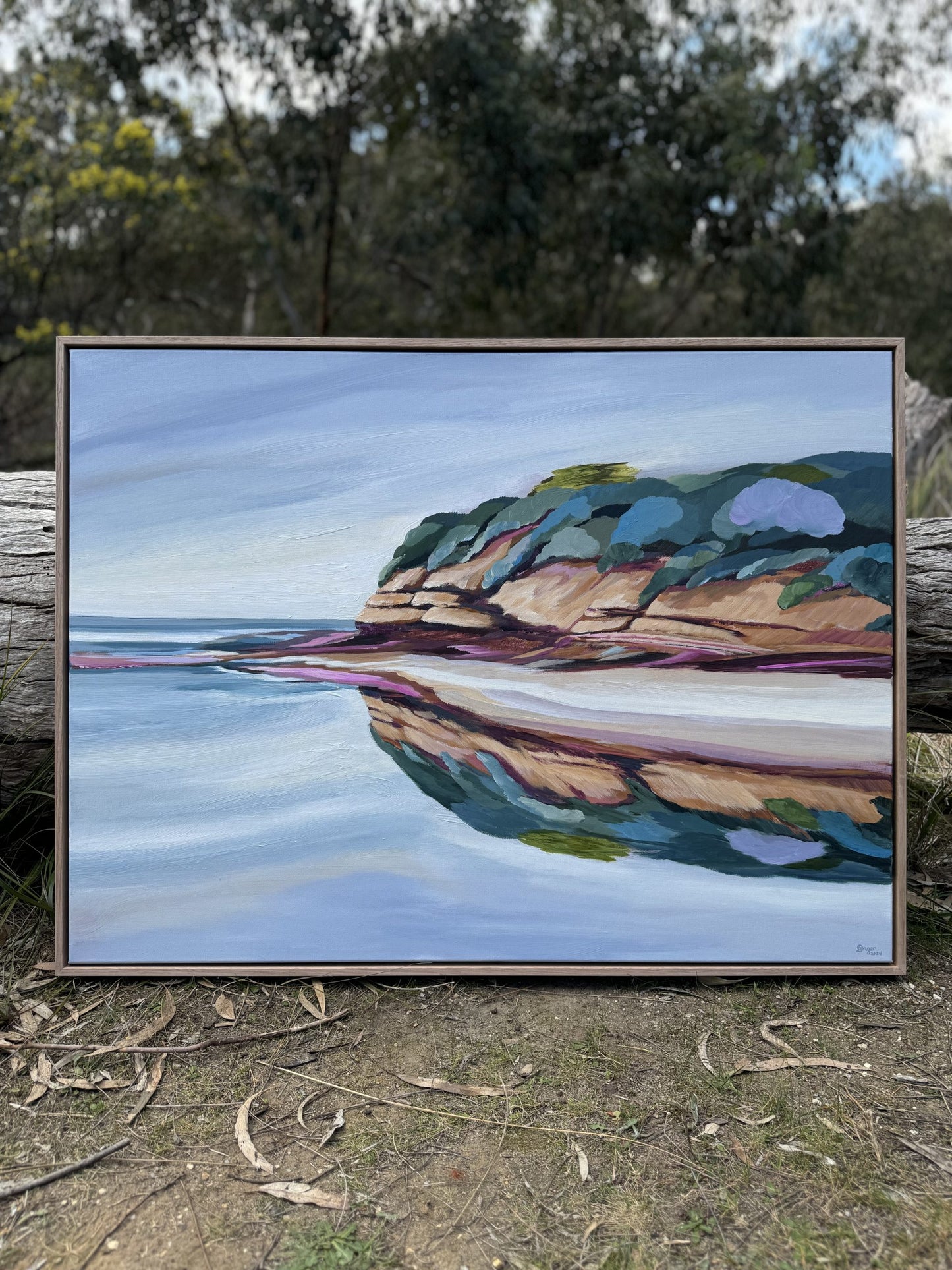 Fishermans Beach Winter Reflections image 8