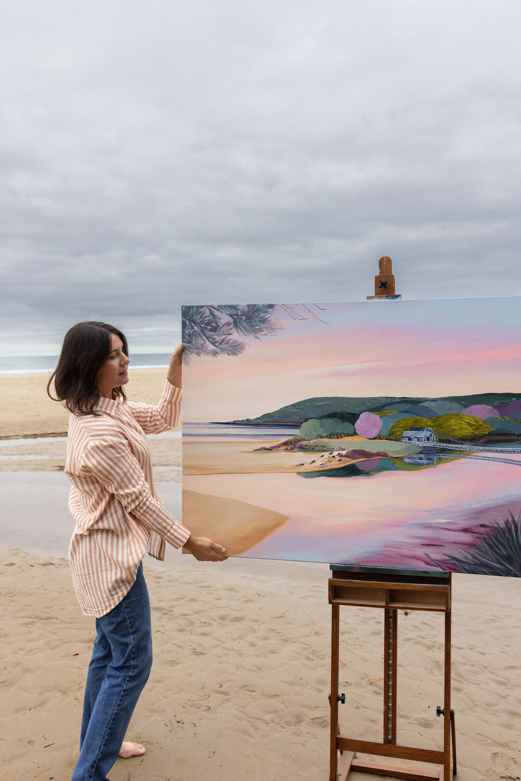 Lorne Swing Bridge at Sunrise | Limited Edition Print