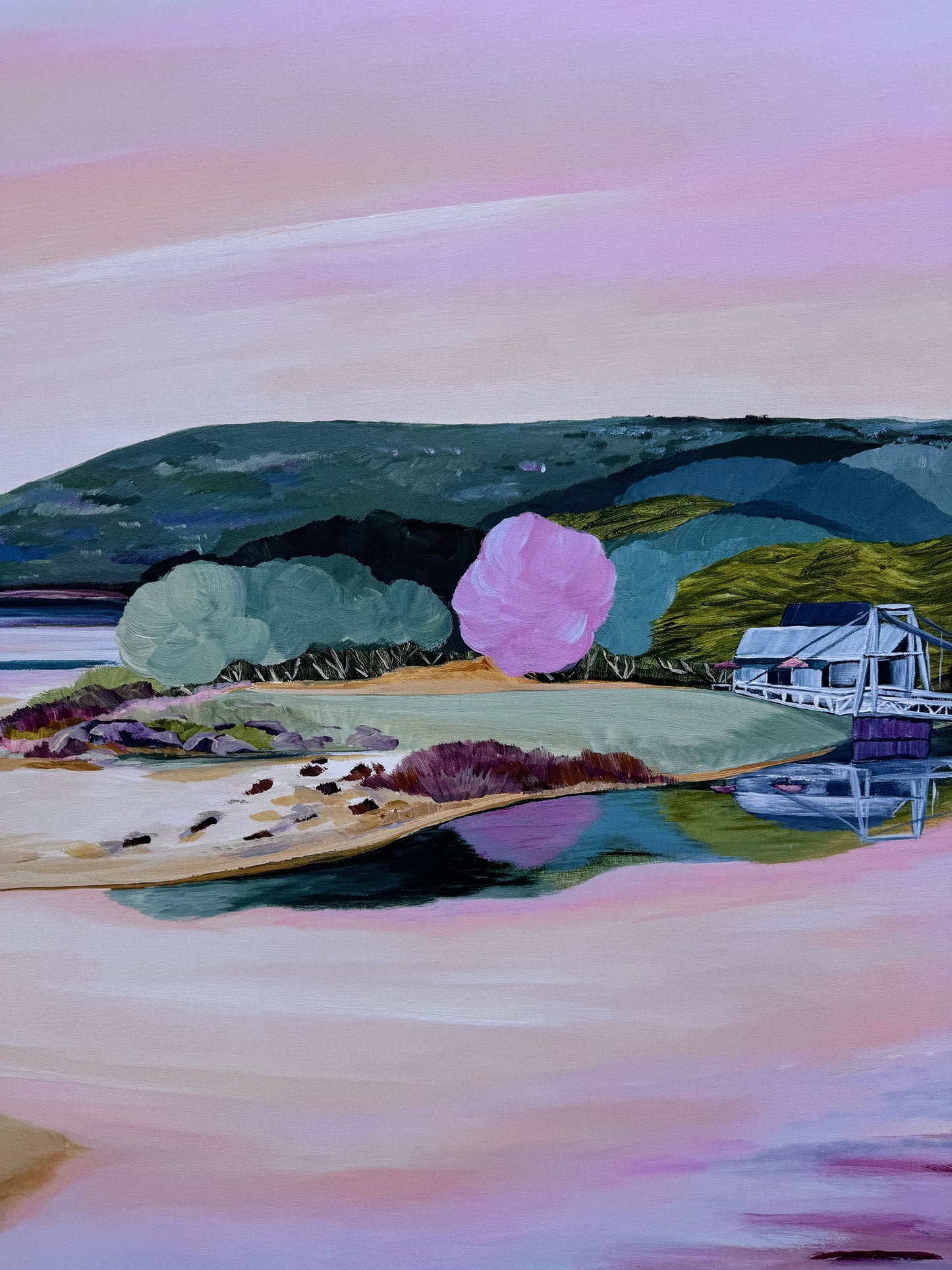 Lorne Swing Bridge at Sunrise | Limited Edition Print