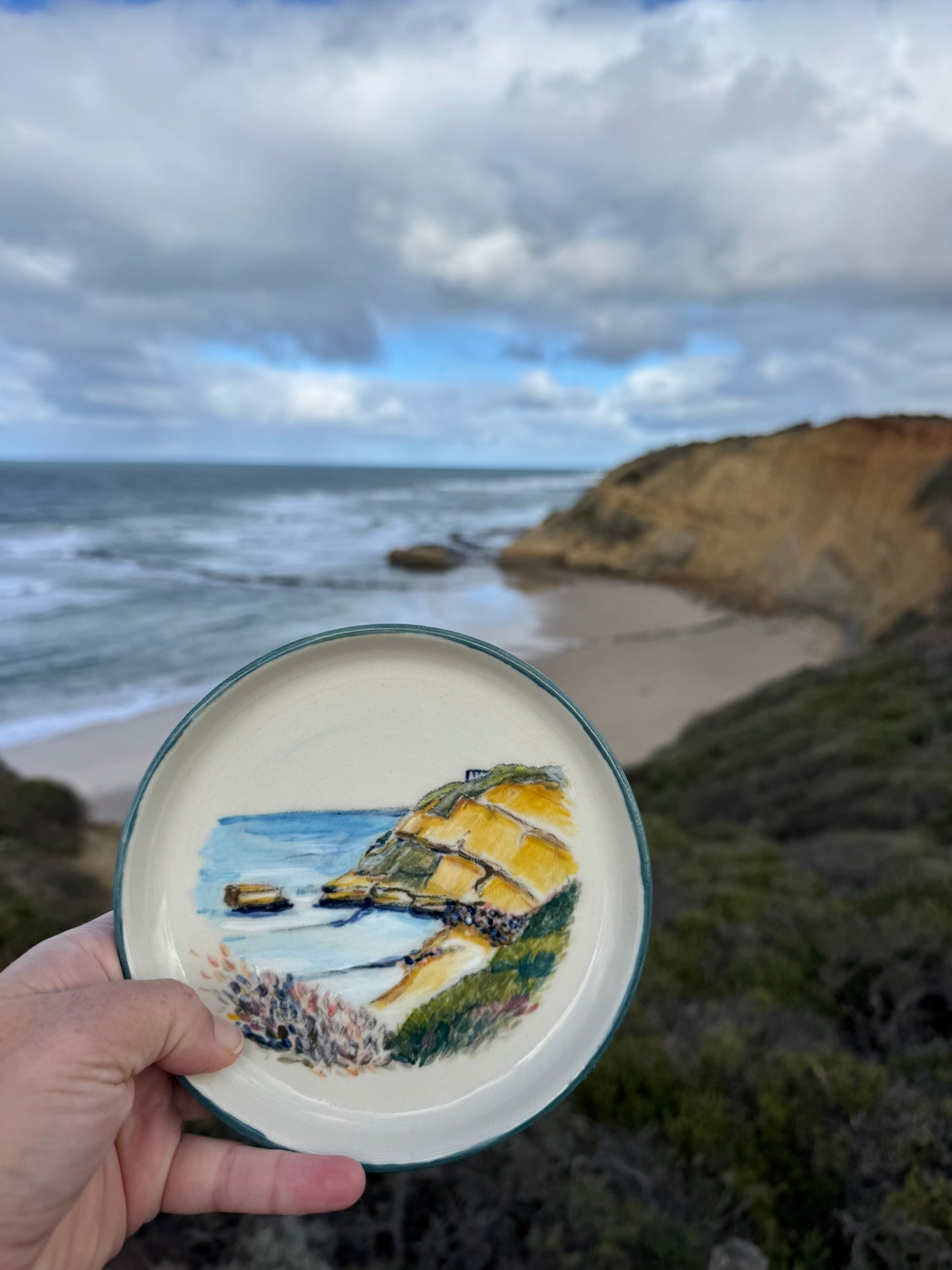 'Bird Rock Jan Juc" Tapas Plate | Elizabeth Bell X Lauren Danger