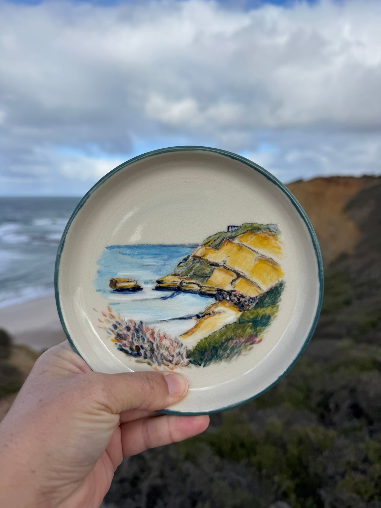 'Bird Rock Jan Juc" Tapas Plate | Elizabeth Bell X Lauren Danger