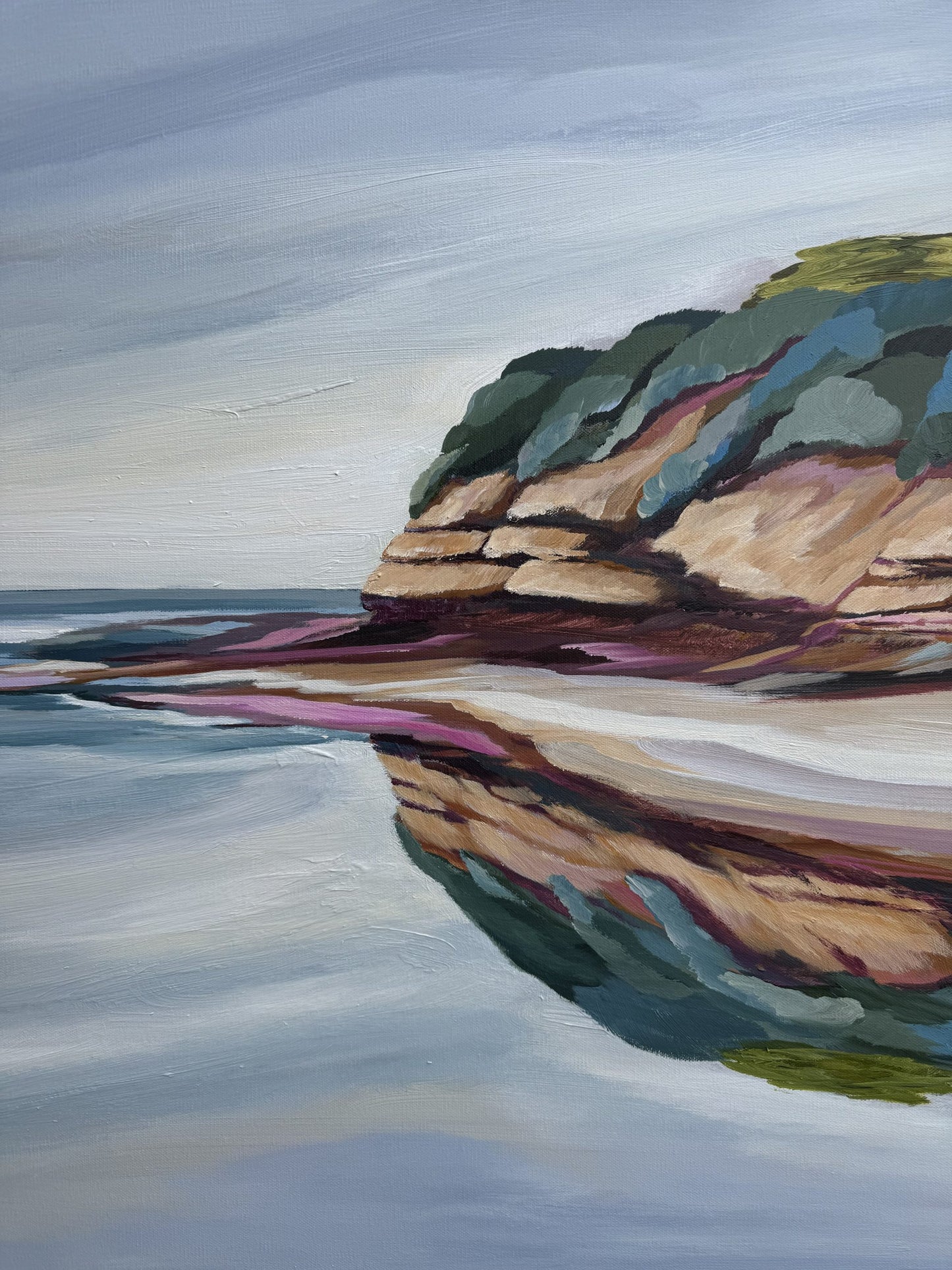 Fishermans Beach Winter Reflections image 6