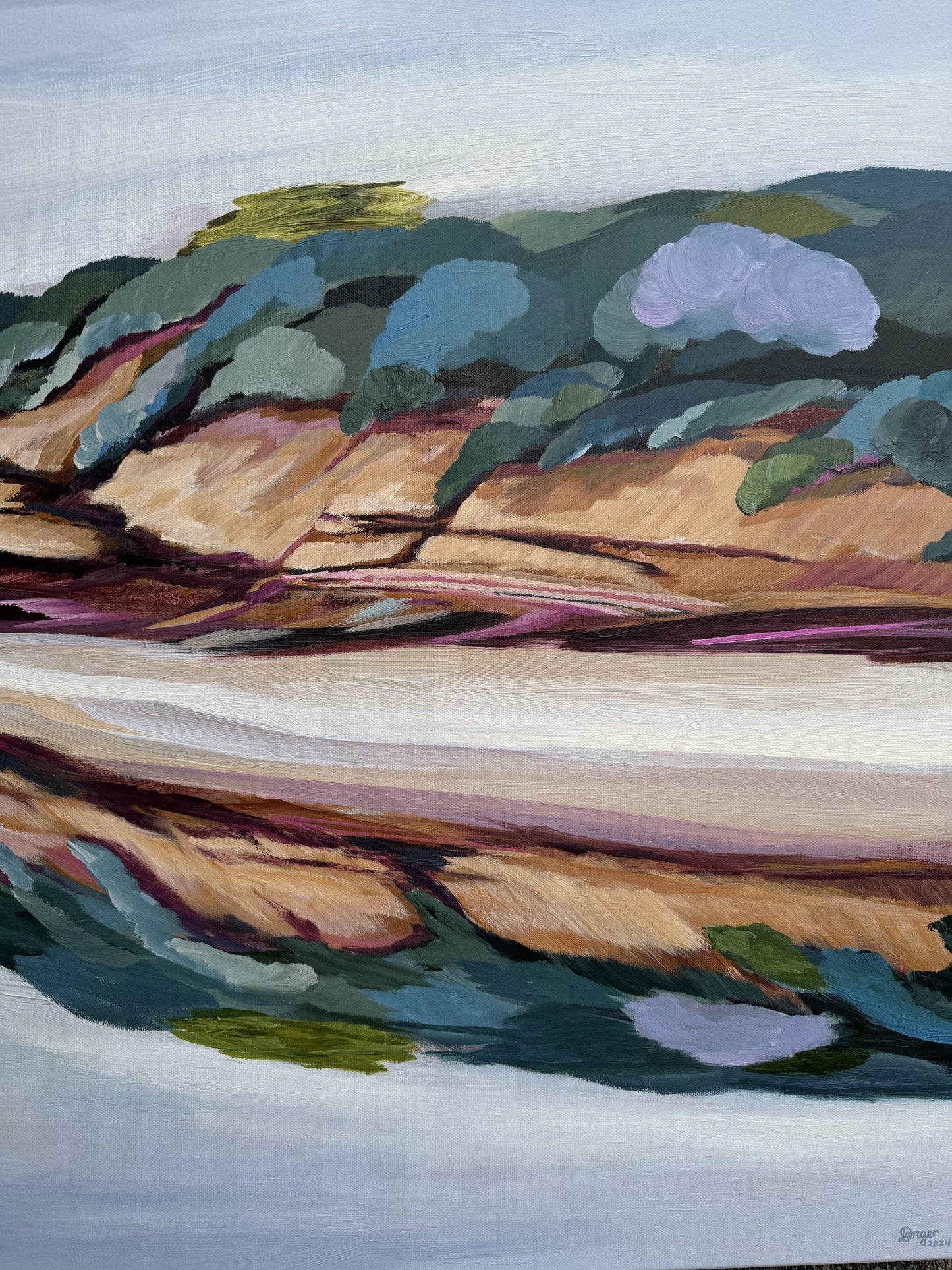 Fishermans Beach Winter Reflections image 5