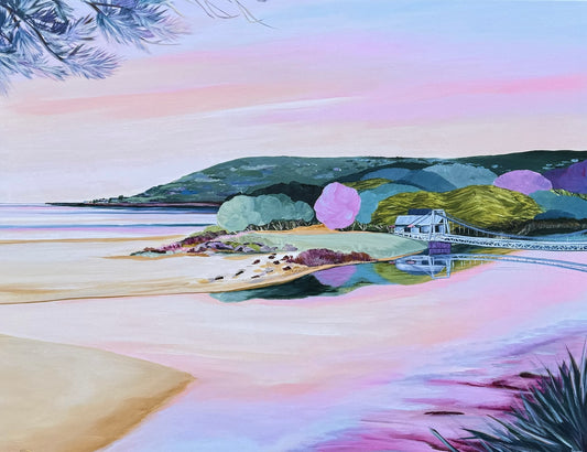 Lorne Swing Bridge at Sunrise | Limited Edition Print
