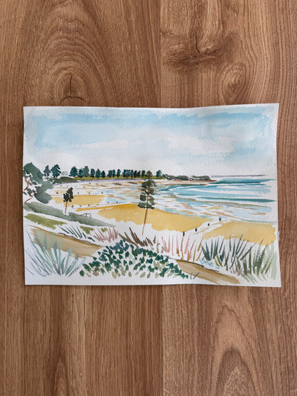 Surf Coast Arts Trail - watercolour studies