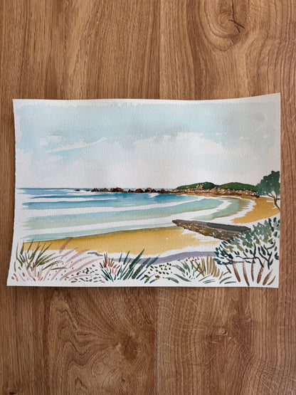 Surf Coast Arts Trail - watercolour studies