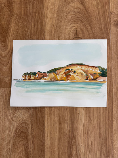Surf Coast Arts Trail - watercolour studies