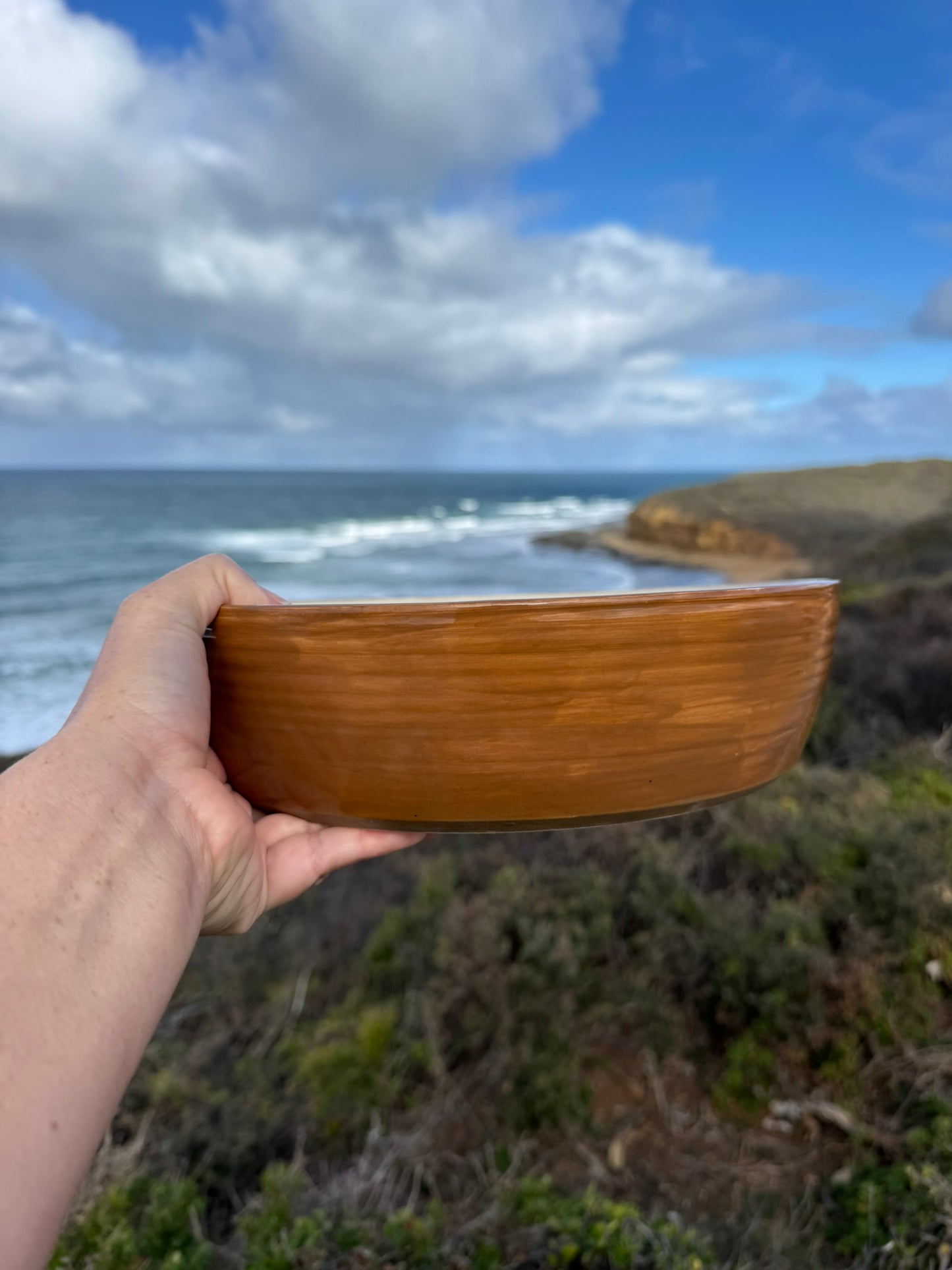 'Bells Beach 1' XL platter | Elizabeth Bell X Lauren Danger