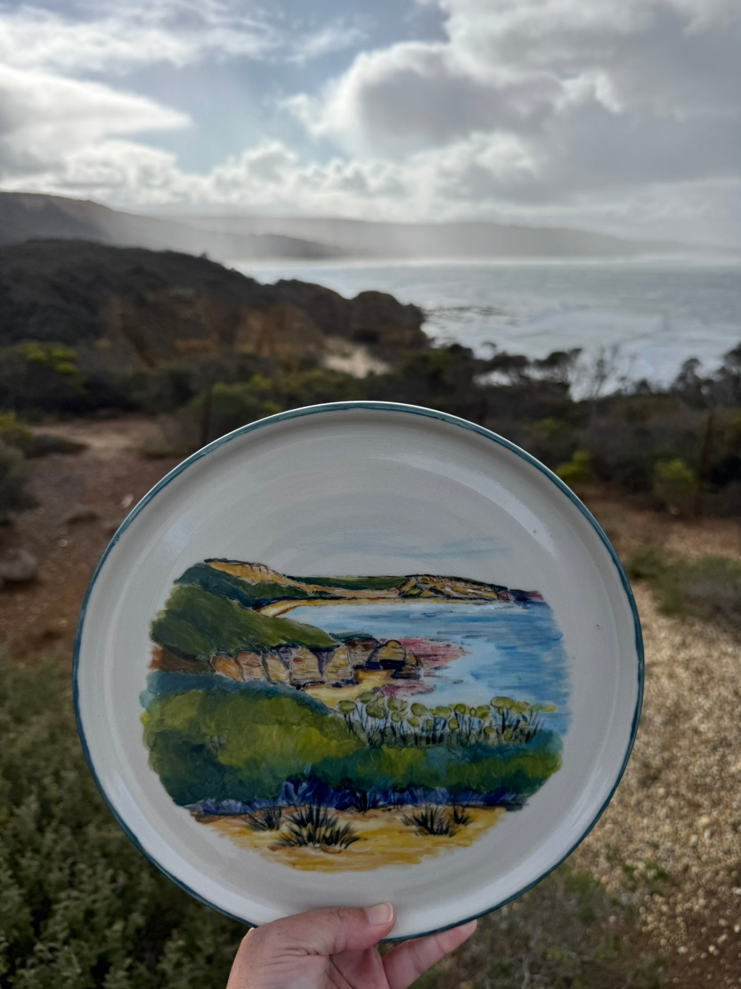 'Point Addis' Flat Platter | Elizabeth Bell X Lauren Danger