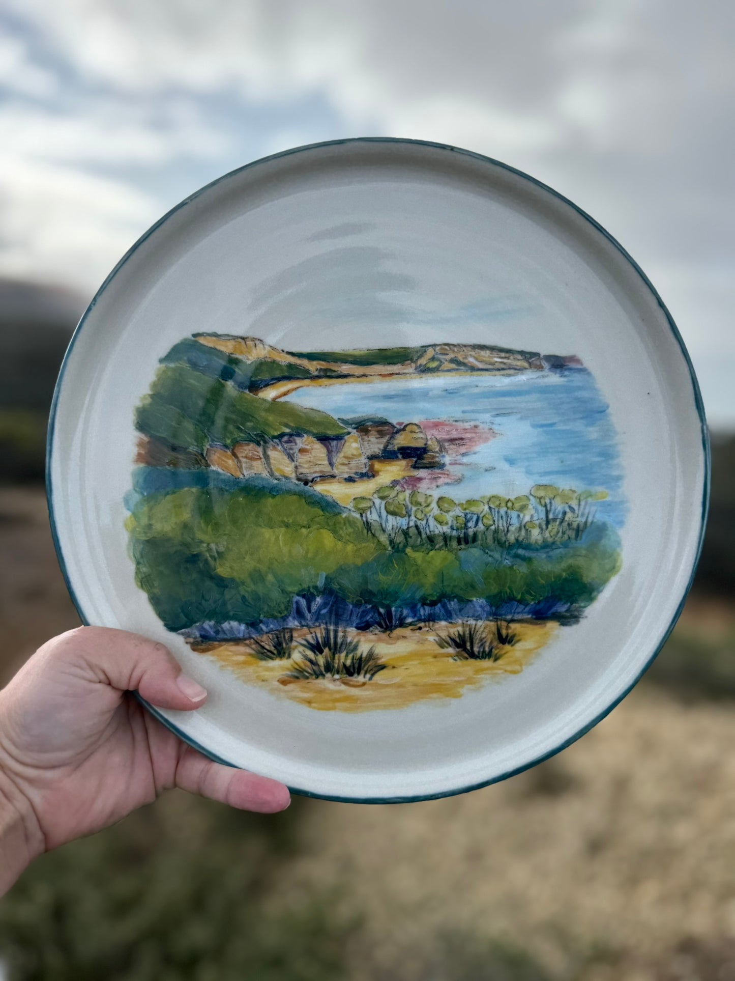 'Point Addis' Flat Platter | Elizabeth Bell X Lauren Danger