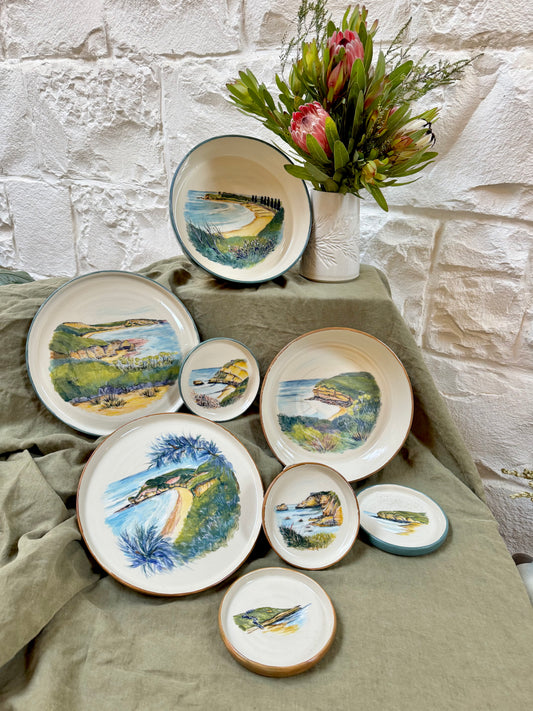 'Bells Beach 3' Tapas Plate Sample | Elizabeth Bell X Lauren Danger